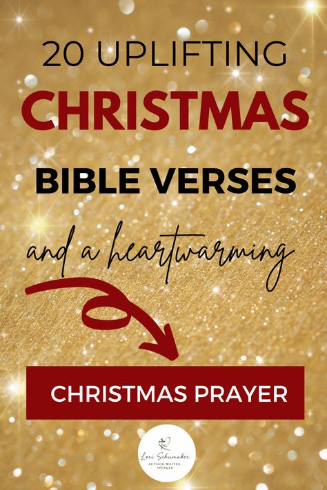 Discover a new way to celebrate the holiday season with our 20 uplifting Christmas Bible verses and a heartwarming Christmas prayer. Allow the timeless words of Scripture to fill your heart with joy, peace, and love as you embark on an unforgettable journey of faith and devotion during this blessed season. Christmas Prayer For Family And Friends, Scripture For Joy, Bible Verses Christmas Scriptures, Christian Quotes For Christmas, Christmas Prayers And Blessings, Bible Verse About Christmas, Christmas Quotes Inspirational Faith, Christmas Card Bible Verses, Christmas Card Verses Messages