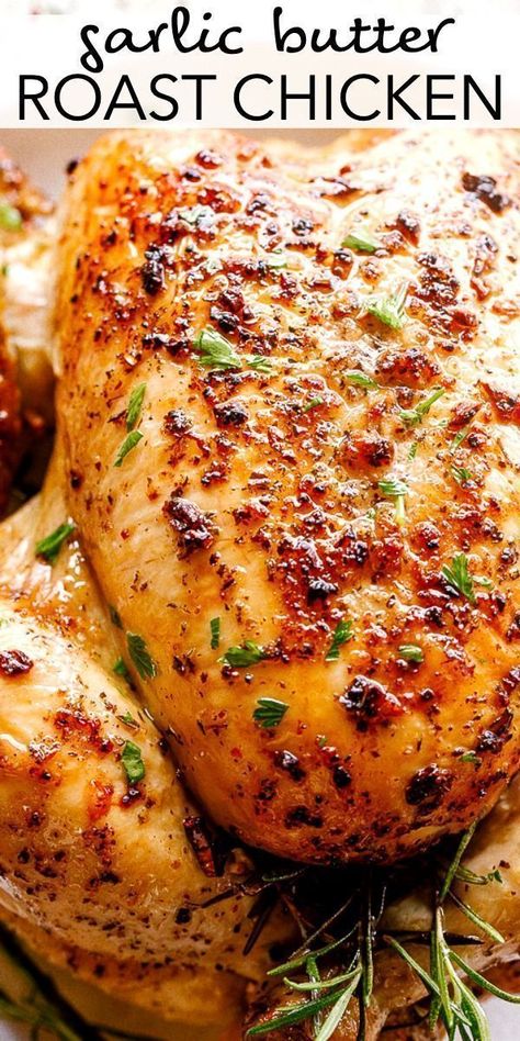 Whole Chicken Recipes Oven, Simple Roast Chicken, Whole Baked Chicken, Chicken Lombardy Recipes, Best Roasted Chicken, Roast Chicken Recipe, Easy Roast Chicken, Oven Chicken Recipes, Whole Chicken Recipes