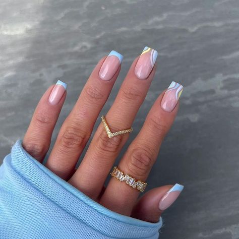 Silhouette Nails, 2023 Nails, Summer Gel Nails, Subtle Nails, Summery Nails, Cute Summer Nails, Cute Gel Nails, Acrylic Nails Coffin Short, Short Acrylic Nails Designs