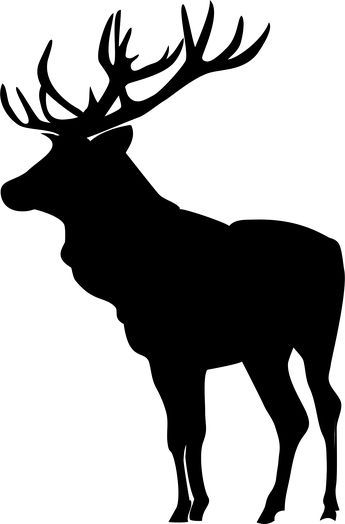 Elk Head Drawing, Elk Images, Elk Silhouette, Hirsch Silhouette, Glass Etching Patterns, Elk Head, Moose Silhouette, Head Silhouette, Head Drawing