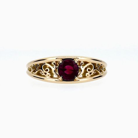 Ruby Engagement Ring Gold, Ruby Engagement Ring Vintage, Ruby Wedding Ring, Rose Gold Stackable Rings, Pink Engagement, Ruby Wedding Rings, Sapphire Engagement Ring Set, Filigree Engagement Ring, Ruby Wedding