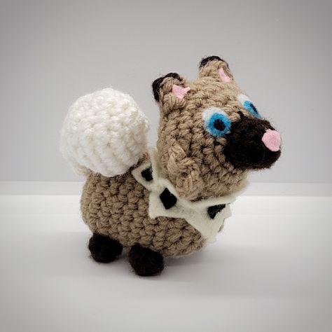 Mariko Hamade Crochet: Day 25 Dogtober - FREE Rockruff Pattern Rockruff Crochet Pattern, Dog Pokemon, Neck Ring, Home Stretch, Medium Weight Yarn, Permanent Marker, Yarn Needle, Crochet Hooks, How Many