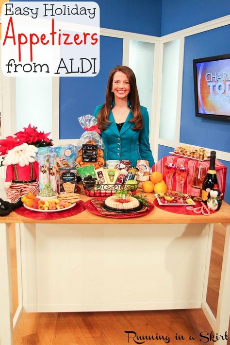 5 Easy Holiday Appetizer Ideas for a party!  Budget friendly, make ahead apps that you can buy at ALDI.  Includes healthy and vegetarian options. / Running in a Skirt #ALDIlove #ad @aldiusa Aldi Appetizer Recipes, Aldi Appetizers Parties, Aldi Appetizers, Appetizer Ideas For A Party, Holiday Appetizer Ideas, Party Budget, Clean Eating Vegetarian, Holiday Appetizers Easy, Holiday Appetizer