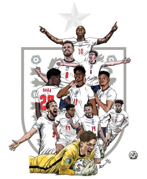 Three Lions England, 3 Lions, Potrait Painting, England Team, Football Ideas, Three Lions, England Football Team, Lion Wallpaper, Upcycling Ideas