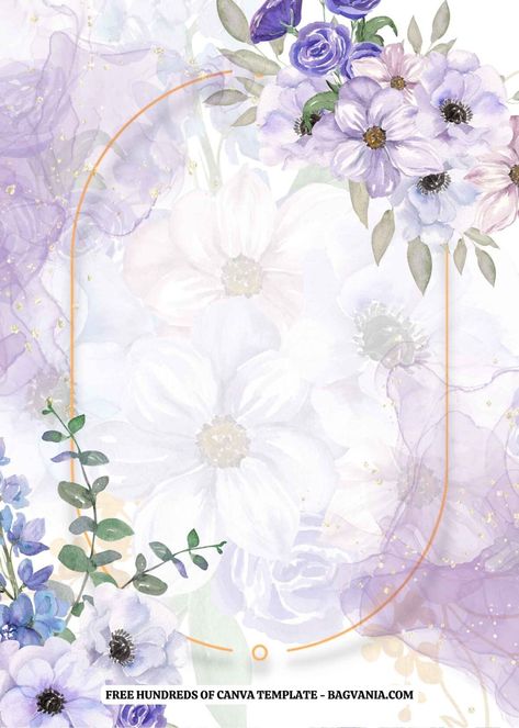 Purple floral background