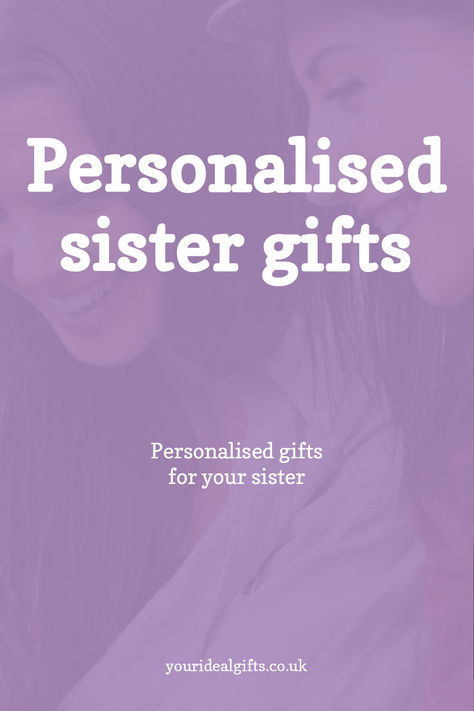 Personalised Sister Gifts Sisters Gifts Ideas, Sentimental Gifts For Sister, Gifts For Little Sister, Sentimental Gifts For Sisters, Personalised Diary, Little Sister Gifts, Pink Pouch, Thoughtful Gifts For Her, Gifts For Your Sister