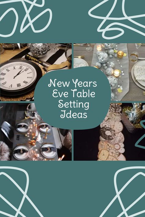 50+ Elegantly Stylish New Years Eve Table Setting Ideas New Years Eve Table, New Years Eve Table Setting, New Years Eve Dinner, New Year Table, Table Setting Ideas, Dinner Party Table, Dinner Table Setting, Setting Ideas, Christmas Crafts For Gifts