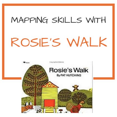 Introduce a unit on kindergarten maps by reading "Rosie's Walk" by Pat Hutchins. It's an excellent story to begin map activities. Kindergarten Maps, Rosies Walk, Teaching Maps, Kindergarten Social Studies, Map Worksheets, Homeschool Geography, Map Activities, Map Skills, Kindergarten Lesson Plans