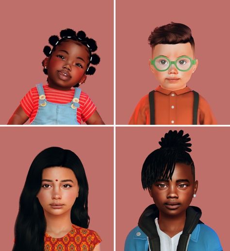 Sim Dump #35 - Infant, Toddler & Children (Preview) | Patreon Sims 4 Toddler Dump, Sims 4 Children, Sims 4 Toddler, Sims 4 Cc, Sims Cc, New Kids, Sims 4, Apartment, Hair