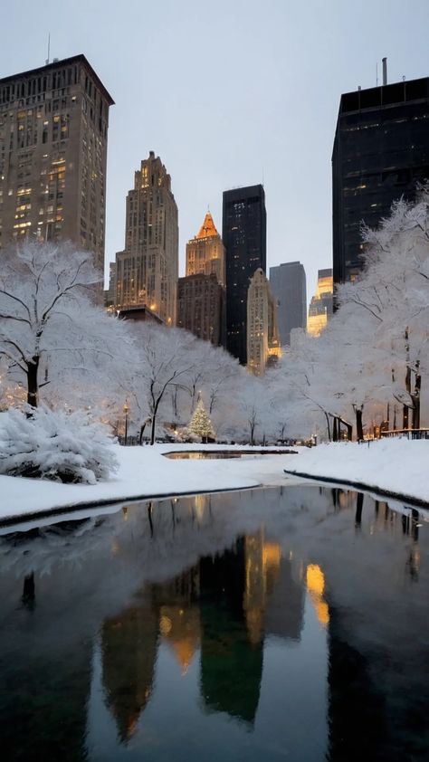 City Christmas Aesthetic, 90s Christmas Aesthetic, Christmas In Nyc Aesthetic, Christmas In New York City Aesthetic, Ice Skate Christmas, New York Christmas Aesthetic, New York Snow, December Aesthetic, Aesthetic Photo Ideas