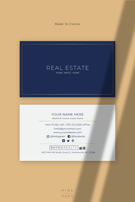 Business Card Realtor, Realtor Business Card Ideas, Calling Card Design, Realtor Cards, Palette Aesthetic, Realtor Tips, Business Card Ideas, Real Estate Business Card, Realtor Business Cards