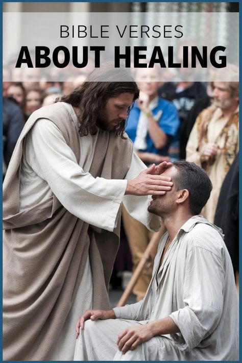 Jesus healing a man's eyes with a touch, surrounded by onlookers. Text reads, "Bible Verses About Healing". Verses About Healing, Bible Verses About Healing, Comfort Verses, Healing Bible Verses, Healing Verses, Uplifting Bible Verses, Divine Healing, Prayer And Fasting, Bible Study Lessons