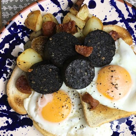 Fried tatties, chorizo, black pudding and eggs. Weird combo or is there method in my madness? #ratemyplate #blackpudding #eggs #tatties Black Pudding, Food Pics, Instagram Food, Scrambled Eggs, Food Pictures, On Instagram, Black, Instagram