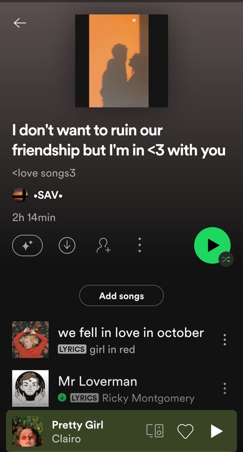 I Dont Want To Ruin Our Friendship, Ruin Our Friendship, Friendship Songs, Spotify Playlists, Our Friendship, Like U, Welcome To, We Fall In Love, Spotify Playlist