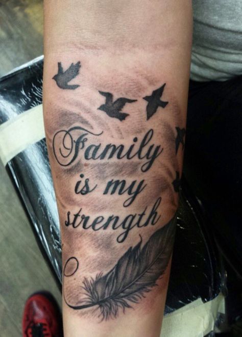 Lord’s Prayer Tattoo, Family Tattoo Designs For Men, Ohana Tattoo For Men, Cloud Sleeve, Family Quotes Tattoos, Ohana Tattoo, Family Tattoos For Men, Family Tattoo Designs, Family Tattoo