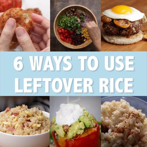 What To Do With Rice, Use Leftover Rice, Bacon Rice, Leftover Rice Recipes, Proper Tasty, Spiced Rice, Buzzfeed Tasty, Leftover Rice, Cooked Rice