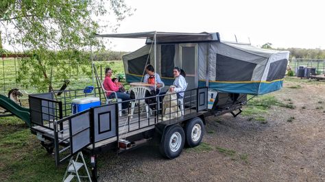 Popup 5th wheel build. Flatbed Trailer Camper, Utv Camper, Crawler Hauler, Apache Camper, Camper Trailer Tent, Pop Up Camper Trailer, Truck Accesories, Minimalist Camping, Toy Hauler Camper