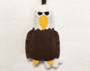 Eagle Craft, Eagle Face, Felt Birds, Felt Christmas Ornaments, Felt Ornaments, Felt Animals, Art For Kids, Crafts For Kids, Felt