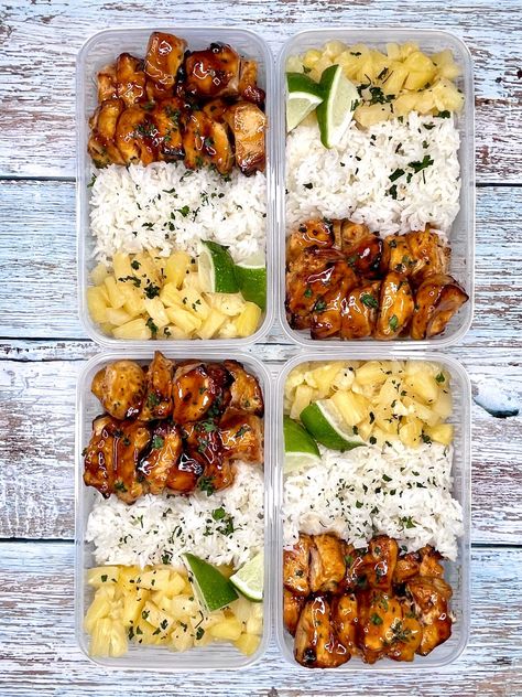 Honey Chipotle Chicken and Rice Bowls - Diana's Delish Dishes Quick Healthy Packed Lunch Ideas, Meal Prep Bowl Ideas, Honey Chipotle Chicken Rice Bowl, Glass Dish Meal Prep, Lunch Meal Prep Chicken, Chipotle Chicken Rice Bowl, Chipotle Chicken And Rice, On The Go Lunch Ideas, Macros Meal Plan