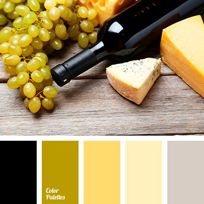 autumn colors, black, bottle color, bottle-glass color, color glass bottles, color of cheese, color of old bottles, gray-brown, light yellow, olive, shades of yellow, sunny yellow, warm yellow. In Color Balance, Color Palette Ideas, Black Color Palette, Wall Living Room, Color Palette Yellow, Color Schemes Colour Palettes, Palette Ideas, Warm Palette, Pastel Palette