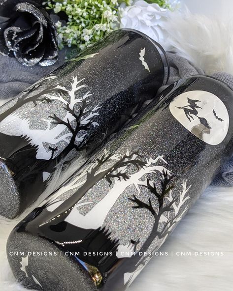 Halloween Tumbler Ideas Vinyl, Spooky Tumbler Ideas, Halloween Glitter Tumbler Ideas, Halloween Tumbler, Halloween Tumbler Ideas, Black Halloween Tumbler Ideas, Witchy Tumbler Ideas, Witch Tumbler Ideas, Spooky Tumbler Cup