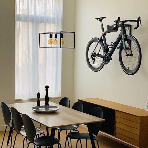 Artivelo Bike Storage In House, Road Bike Storage, Bike Storage Living Room, Bike Room Design, Bachelor Living Room, Bike Storage Home, Bike Storage Apartment, Bicycle Room, Bike Hooks