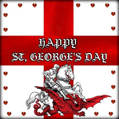 Happy St George's Day, Love Ecards, Millwall Fc, British Party, English Flag, St Georges Day, Holiday Gif, Rule Britannia, Hello Holiday