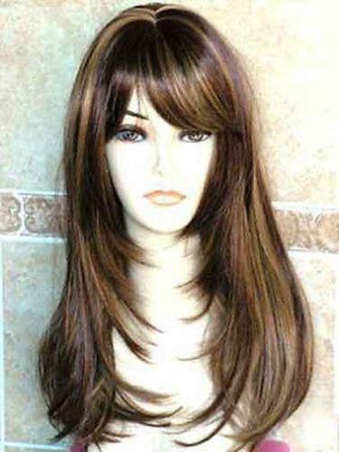 Long Hair With Bangs And Layers, Haircuts For Long Hair With Bangs, Haircut For Long Hair, Haircuts For Long Hair With Layers, Pretty Fashion, Long Bangs, Long Hair With Bangs, Short Hair Updo, Long Layered Hair