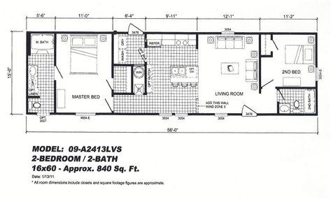 16x40 Cabin Floor Plans, Barn House Floor Plans, Single Wide Mobile Home Floor Plans, Floor Plans 3 Bedroom, House Plans Architecture, Shed To House, Luxury Mobile Homes, Double Wide Mobile Home, Mobile Home Floor Plans