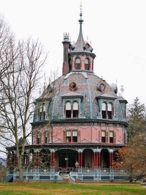 Irvington New York, Octagon House, Victorian Style House, Dance Rooms, Hobbit House, New York Photos, Victorian Architecture, Historical Architecture, Beautiful Architecture