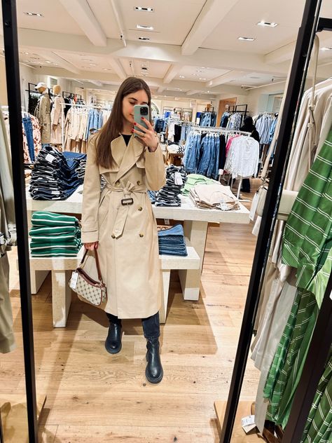 #trench #mango #neutral #outfits #springoutfit Mango Trench Coat, Beige Coat Outfit, Neutral Outfits, Beige Trench Coat, Beige Coat, Coat Outfit, Neutral Outfit, Coat Outfits, Women's Coats