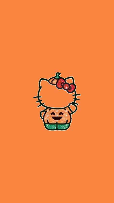 Hello kitty - hello kitty costume- hello kitty Halloween - hello kitty wallpaper - hello kitty collection - hello kitty Halloween wallpaper - wallpaper - Lock Screen - background Hello Kitty In Costume, Orange Hello Kitty, Hello Kitty Orange, Kitty Wallpaper, Hello Kitty Wallpaper, Hello Kitty, Kitty, Orange