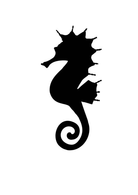 Looking For a Magical Seahorse Template? 9 FREE Seahorse Printables for Your Art-Making! - Artsydee - Drawing, Painting, Craft & Creativity Seahorse Template, Seahorse Outline, Seahorse Drawing, Sun Template, Pen Projects, Cat Template, Seahorse Art, Watercolor Brush Pen, Summer Party Themes