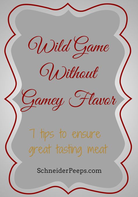 SchneiderPeeps - Wild Game Without Gamey Flavor is easy to achieve with these 7 tips. Health Food Recipes, Wild Recipes, Roast Brisket, Meat Curing, Roast Chicken And Gravy, Health And Food, Beef Tenderloin Roast, Homemade Liquor, Homesteading Ideas