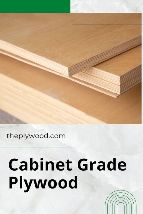 The term Cabinet Grade Plywood is a general term, applied to any hardwood plywood which can be used in the manufacture of cabinets or furniture cabinetry. While this can refer to specific hardwoods, such as oak, maple and cherry, we also find plywood that is listed only as “cabinet grade,” without the specific hardwood veneer being mentioned. In these cases, it is typically referring to lesser expensive hardwoods, such as birch or some types of mahogany. Types Of Plywood, Plywood Design, Plywood Thickness, Plywood Cabinets, Maple Plywood, Hardwood Plywood, Types Of Cabinets, Quality Cabinets, Plywood Furniture