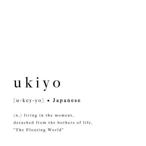 Step into the realm of "Ukiyo," where every moment is a work of art in its impermanent beauty. 🌸 This Japanese concept invites us to embrace the transient nature of life, finding solace in the present moment. Just like the gentle ebb and flow of the ocean, Ukiyo encourages us to let go of worries and live fully in the now. Incorporating Ukiyo into our lives means cherishing each passing moment, finding joy in simplicity, and savoring the beauty of imperfection. Let the essence of Ukiyo guide ... Japanese Concept, In The Now, Let It Flow, Ebb And Flow, Flow Arts, Worry Ring, The Present Moment, Present Moment, Unique Words