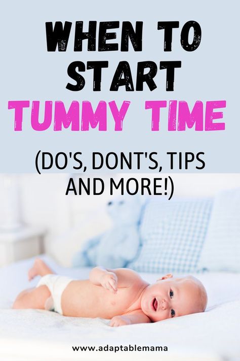 Find out when to start tummy time, how to roll or turn over your newborn for tummy time, how long to do it, best time to do it, what to do if baby hates baby time, tummy time tips, do's and dont's and more! #newbornbaby #newmom #babyparenting Tummy Time Newborn, Baby Tummy Time, Tummy Time Activities, How To Roll, Baby Help, Baby Schedule, Newborn Baby Tips, Baby Care Tips, Baby Advice