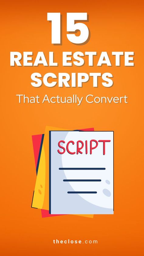 15 of the Best Real Estate Scripts That Actually Convert Real Estate Scripts, Real Estate Investing Rental Property, Real Estate Business Plan, Closing Deals, Real Estate Agent Marketing, Real Estate Buyers, Cold Calling, Real Estate Business, Real Estate Investing