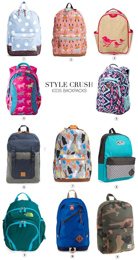 Stylish backpacks for kids. Perfect for when it's time to go back to school! Mudroom Inspiration, Backpacks For Kids, School Outfits For College, Popular Mens Hairstyles, Toddler Stuff, Unique Backpacks, Kids School Backpack, Go Back To School, Stylish Fall Outfits