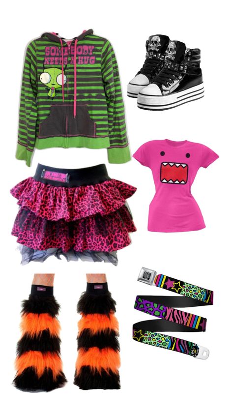 RAWR Scenecore Outfit, Scene Emo Fashion, Scene Outfits, Scene Fashion, Scene Kids, Scene Emo, Emo Outfits, Emo Fashion, Emo Scene