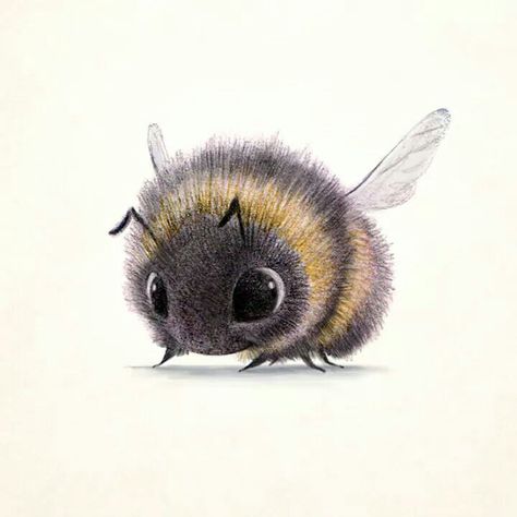 ✩~✩ Bee, Illustrations, Drawings, Art