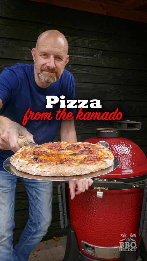 Kamado Joe Recipes, Kamado Grill Recipes, Green Egg Bbq, Big Green Egg Grill, Kamado Bbq, Perfect Pizza Dough, Pizza Aesthetic, Big Green Egg Recipes, Pizza Roll