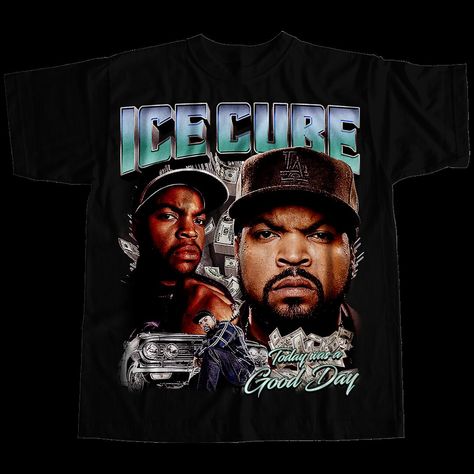 90s Tee Ice Cube 100% cotton shirts true to size Bootleg Tshirt, 90s Tees, Music Tees, Cotton Shirts, Tshirt Design, Ice Cube, Houston Tx, Vintage Tees, West Coast