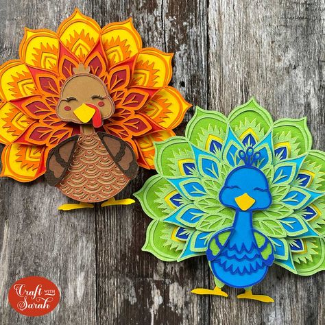 Free Svg Templates, Free 3d Svg Files For Cricut, 3d Cricut Projects Free, Peacock Svg, Mandala Dragon, 4h Crafts, Mandala Peacock, Cricut Mandala, Mandala Feather