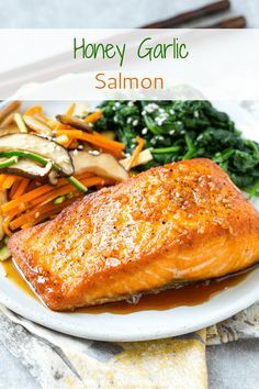 fish recipes #FishRecipes Foil Salmon, Frozen Salmon Recipe, Honey Glazed Salmon Recipe, Salmon Fillet Recipes, Salmon Recipes Pan Seared, Salmon Recipes Baked Healthy, Honey Glazed Salmon, Salmon Glaze Recipes, Recipes Salmon