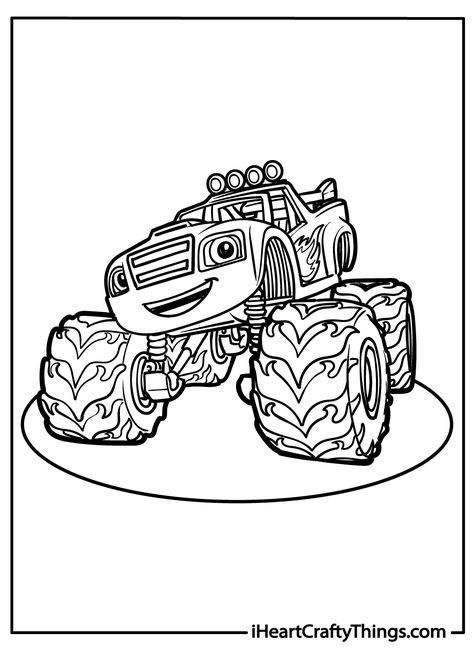 Blaze Coloring Pages Blaze Printable, Blaze Coloring Pages, Blaze And The Monster Machines Printable, Blaze And The Monster Machines Coloring Pages Free Printable, Blaze And The Monster Machines Games, Bright Purple Hair, Blaze The Monster Machine, Free Download Printables, Traditional Color Palette