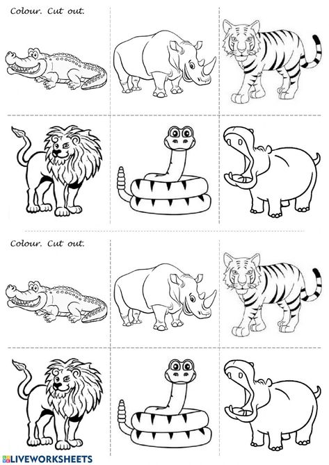 Wild Animals Activities Preschool, Grade R Worksheets, Savage Animals, Regular And Irregular Verbs, Simple Past Tense, Animal Worksheets, Worksheets Preschool, Effective Teaching, Animal Activities