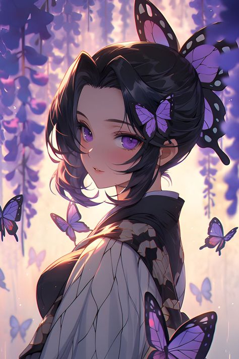 Fan Art Anime, Anime Butterfly, Images Kawaii, Demon King Anime, Fete Anime, Anime Character Drawing, Art Anime, Anime Kawaii, Anime Artwork