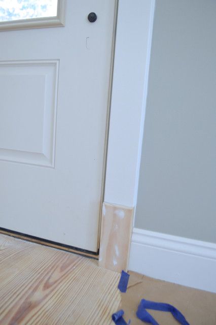 Farmhouse Trim Choices - NewlyWoodwards Farmhouse Molding And Trim, Floor Trim Ideas Baseboards, Modern Farmhouse Trim, Baseboards And Trim Ideas, Farmhouse Baseboards, Craftsman Door Trim, Base Board Trim, Farmhouse Style Trim, Farmhouse Trim