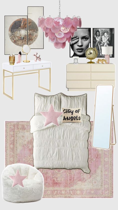 it girl bedroom, pink bedroom, room decor It Girl Bedroom, Pink Dorm Room Decor, Pink Dorm, Room Organization Bedroom, Dream Bedroom Inspiration, Bedroom Pink, Girls Dorm Room, Bedroom Decor For Teen Girls, Cosy Room